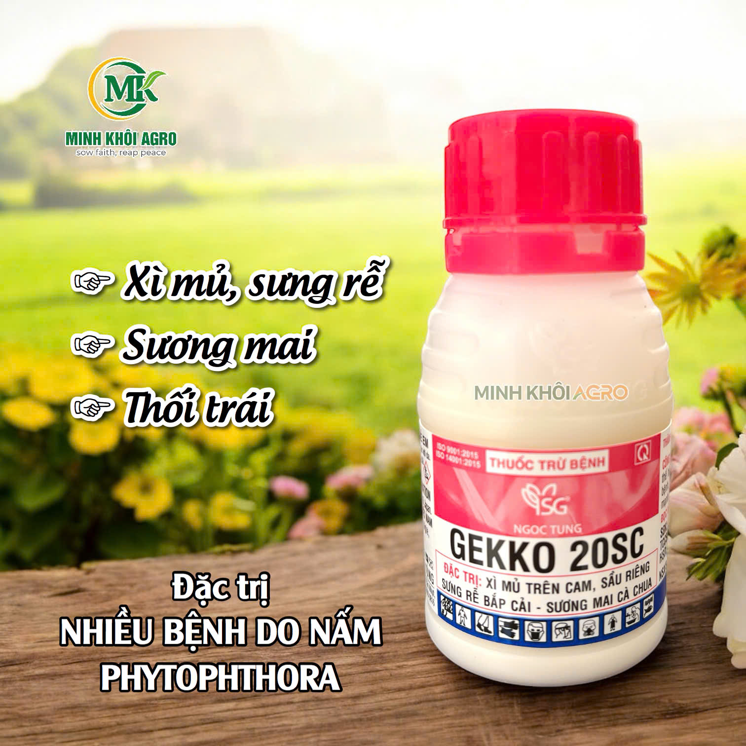 Thuốc trừ bệnh GEKKO 20SC
